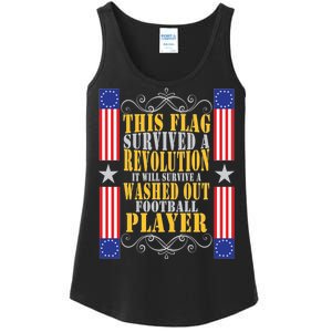 Funny Betty Ross Flag Survived The Revolution Ladies Essential Tank