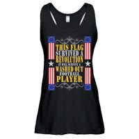 Funny Betty Ross Flag Survived The Revolution Ladies Essential Flowy Tank