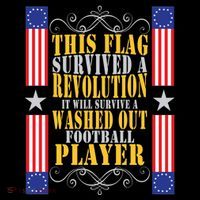 Funny Betty Ross Flag Survived The Revolution Flatbill Hat