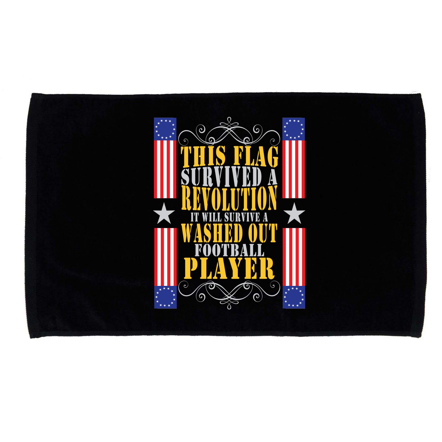 Funny Betty Ross Flag Survived The Revolution Microfiber Hand Towel