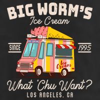 Funny Big Worm's Ice Cream What 'Chu Want Since 1995 Trucker Hat