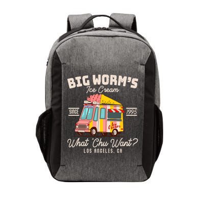 Funny Big Worm's Ice Cream What 'Chu Want Since 1995 Vector Backpack