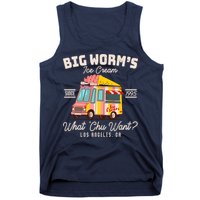 Funny Big Worm's Ice Cream What 'Chu Want Since 1995 Tank Top