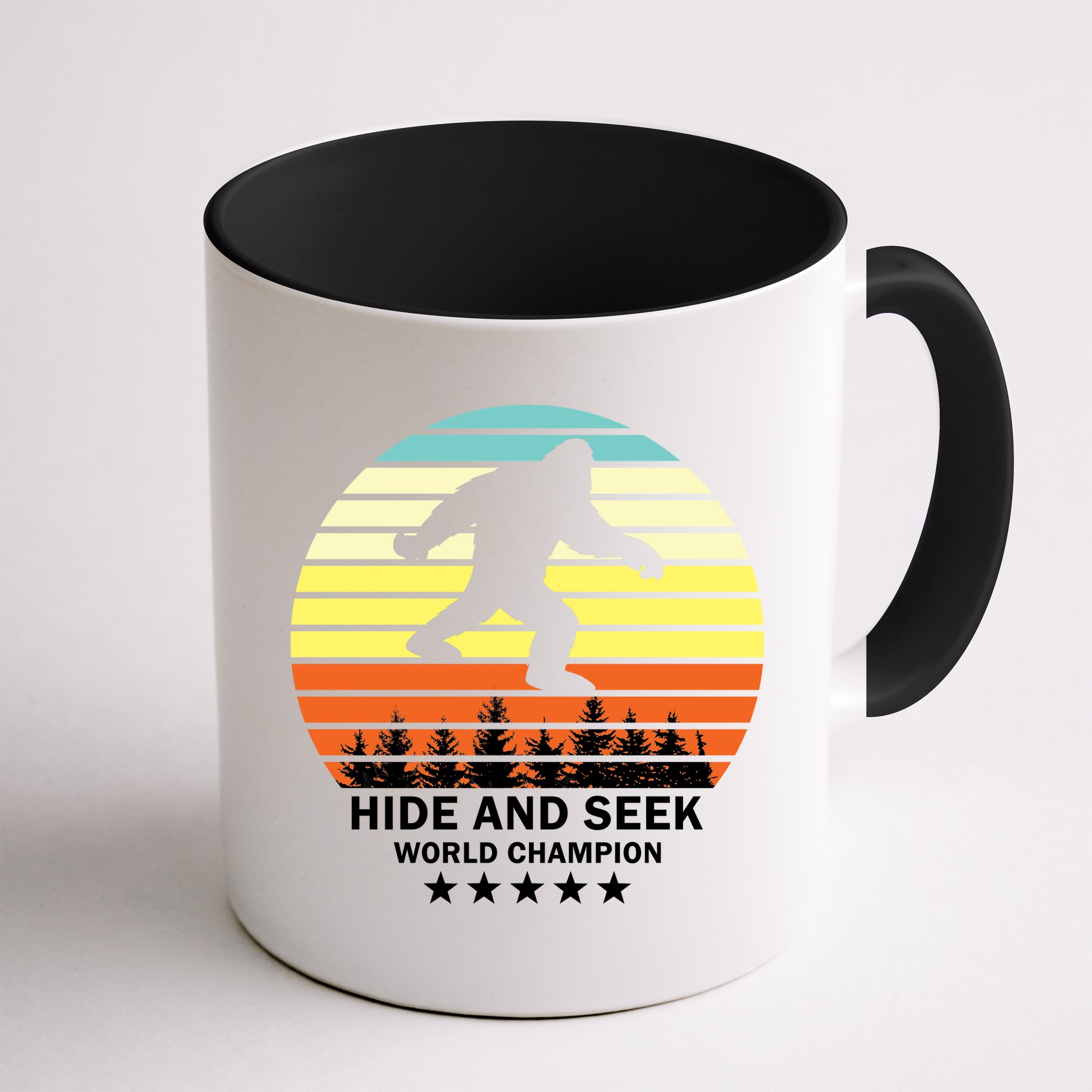 Funny Bigfoot Hide And Seek World Champion Mug