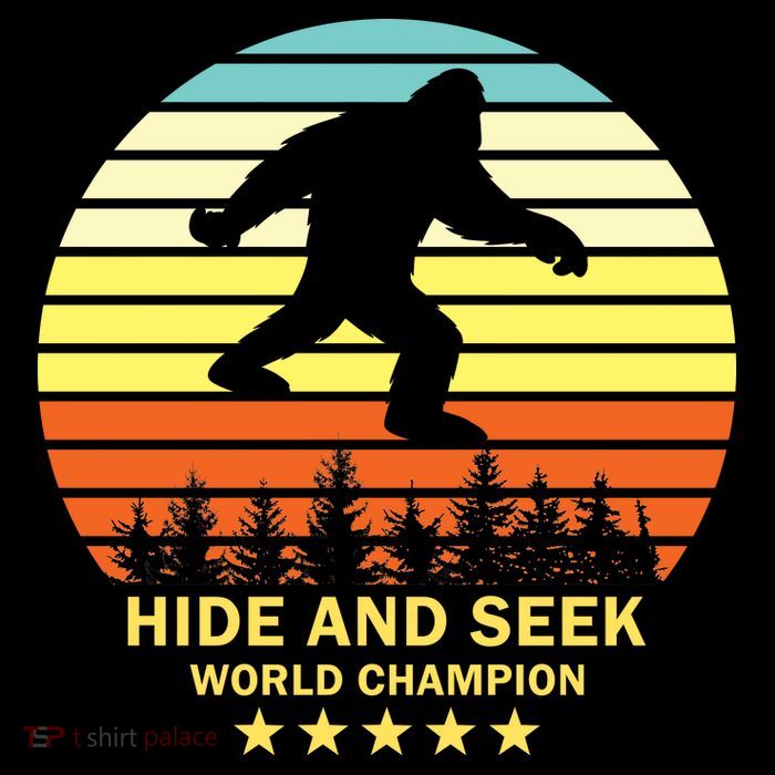Funny Bigfoot Hide And Seek World Champion 16 in Basic Backpack