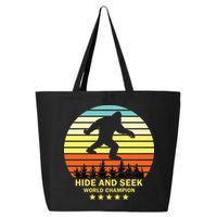 Funny Bigfoot Hide And Seek World Champion 25L Jumbo Tote