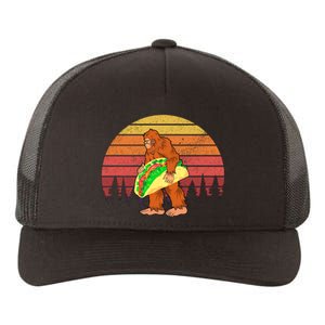 Funny Bigfoot Holding A Taco Yupoong Adult 5-Panel Trucker Hat