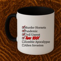 Funny Birthday In Quarantine Checklist 100th Birthday Mug
