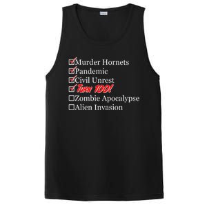 Funny Birthday In Quarantine Checklist 100th Birthday PosiCharge Competitor Tank