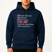 Funny Birthday In Quarantine Checklist 100th Birthday Hoodie