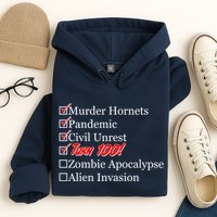 Funny Birthday In Quarantine Checklist 100th Birthday Hoodie