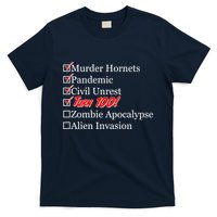 Funny Birthday In Quarantine Checklist 100th Birthday T-Shirt