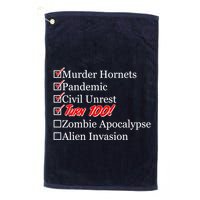 Funny Birthday In Quarantine Checklist 100th Birthday Golf Towel