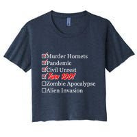 Funny Birthday In Quarantine Checklist 100th Birthday Crop Top