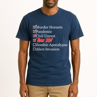 Funny Birthday In Quarantine Checklist 30th Birthday Tall T-Shirt