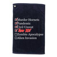 Funny Birthday In Quarantine Checklist 30th Birthday Golf Towel