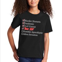 Funny Birthday In Quarantine Checklist 30th Birthday Kids T-Shirt