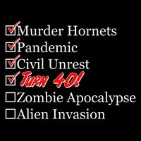 Funny Birthday in Quarantine Checklist 40th Birthday Impact Tech Backpack