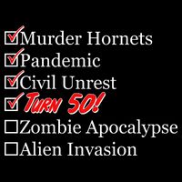 Funny Birthday In Quarantine Checklist 50th Birthday Tall T-Shirt