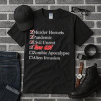 Funny Birthday In Quarantine Checklist 60th Birthday Tall T-Shirt