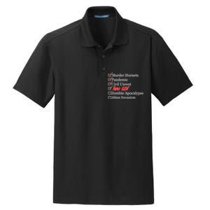 Funny Birthday In Quarantine Checklist 60th Birthday Dry Zone Grid Polo