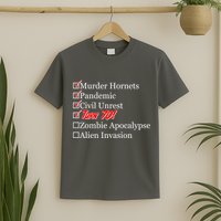 Funny Birthday In Quarantine Checklist 70th Birthday T-Shirt