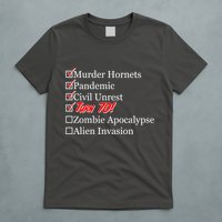Funny Birthday In Quarantine Checklist 70th Birthday T-Shirt