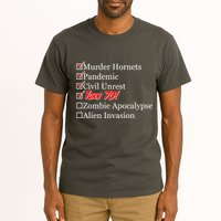 Funny Birthday In Quarantine Checklist 70th Birthday Tall T-Shirt