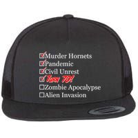 Funny Birthday In Quarantine Checklist 70th Birthday Flatbill Hat