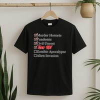 Funny Birthday In Quarantine Checklist 90th Birthday T-Shirt