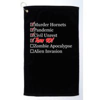 Funny Birthday In Quarantine Checklist 90th Birthday Golf Towel