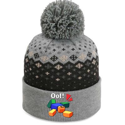 Funny Blox Noob Gamer Funny The Baniff Cuffed Pom Beanie