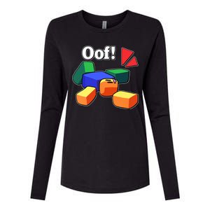 Funny Blox Noob Gamer Funny Womens Cotton Relaxed Long Sleeve T-Shirt