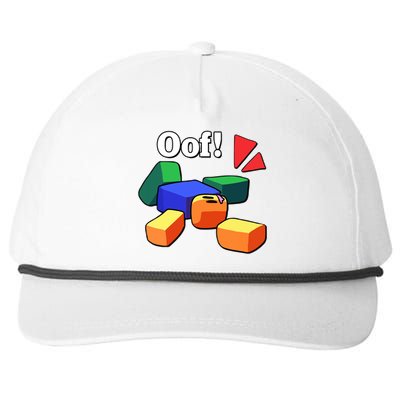 Funny Blox Noob Gamer Funny Snapback Five-Panel Rope Hat