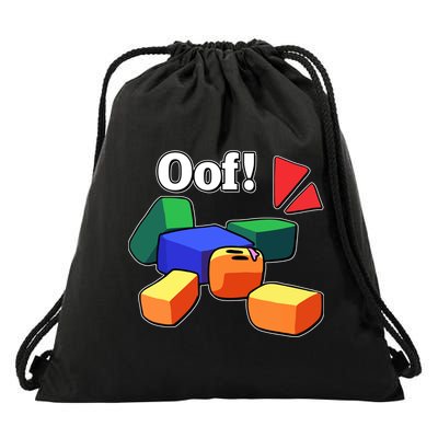 Funny Blox Noob Gamer Funny Drawstring Bag
