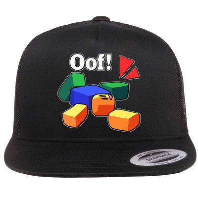 Funny Blox Noob Gamer Funny Flatbill Hat