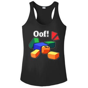 Funny Blox Noob Gamer Funny Ladies PosiCharge Competitor Racerback Tank