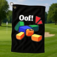 Funny Blox Noob Gamer Funny Golf Towel