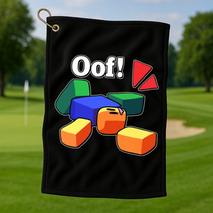 Funny Blox Noob Gamer Funny Golf Towel