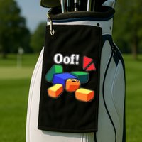 Funny Blox Noob Gamer Funny Golf Towel