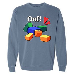 Funny Blox Noob Gamer Funny Garment-Dyed Sweatshirt