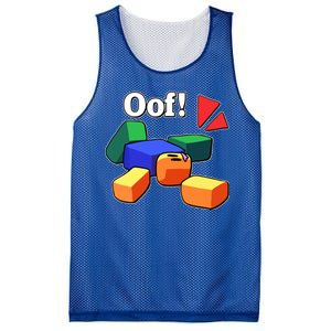 Funny Blox Noob Gamer Funny Mesh Reversible Basketball Jersey Tank