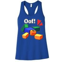 Funny Blox Noob Gamer Funny Women's Racerback Tank