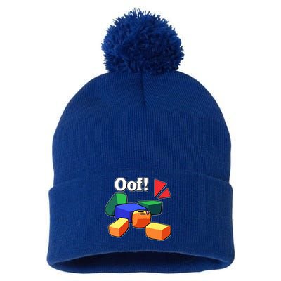 Funny Blox Noob Gamer Funny Pom Pom 12in Knit Beanie
