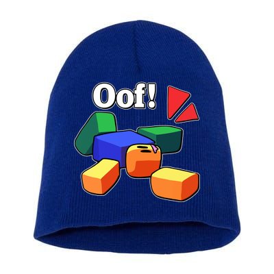 Funny Blox Noob Gamer Funny Short Acrylic Beanie