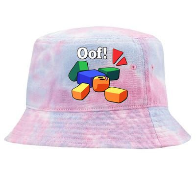 Funny Blox Noob Gamer Funny Tie-Dyed Bucket Hat