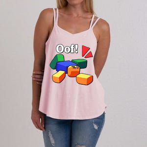 Funny Blox Noob Gamer Funny Women's Strappy Tank