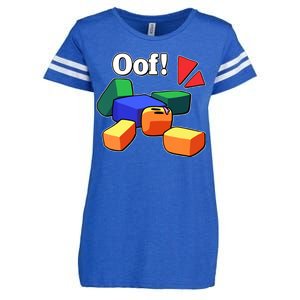 Funny Blox Noob Gamer Funny Enza Ladies Jersey Football T-Shirt