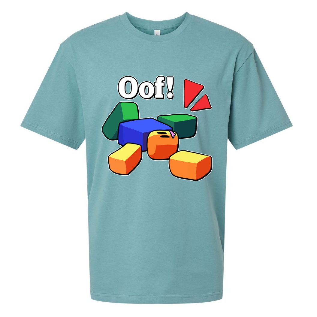 Funny Blox Noob Gamer Funny Sueded Cloud Jersey T-Shirt