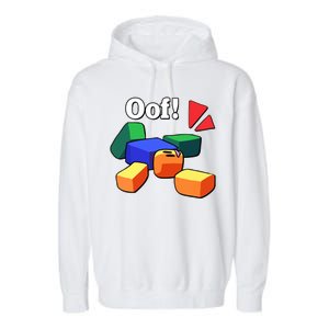 Funny Blox Noob Gamer Funny Garment-Dyed Fleece Hoodie